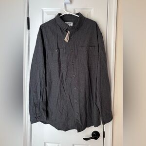 Duluth Trading Co Mens Free Swingin' Flannel Relaxed Fit Shirt- Large Tall- NWT